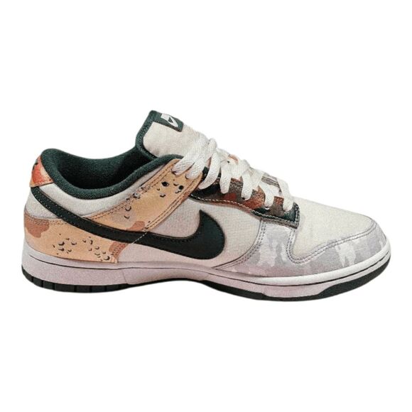 NIKE Dunk Low 'Sail Multi-Camo' Sneakers Size 11 - Picture 6 of 9